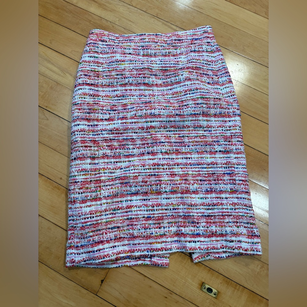 Multicolor Textured Women's J Crew No. 2 Pencil Skirt